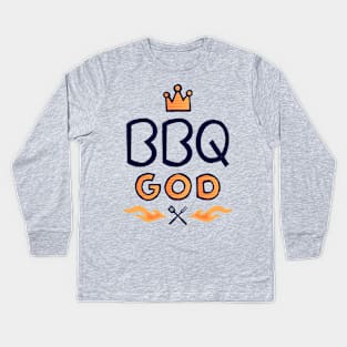 BBQ God Kids Long Sleeve T-Shirt